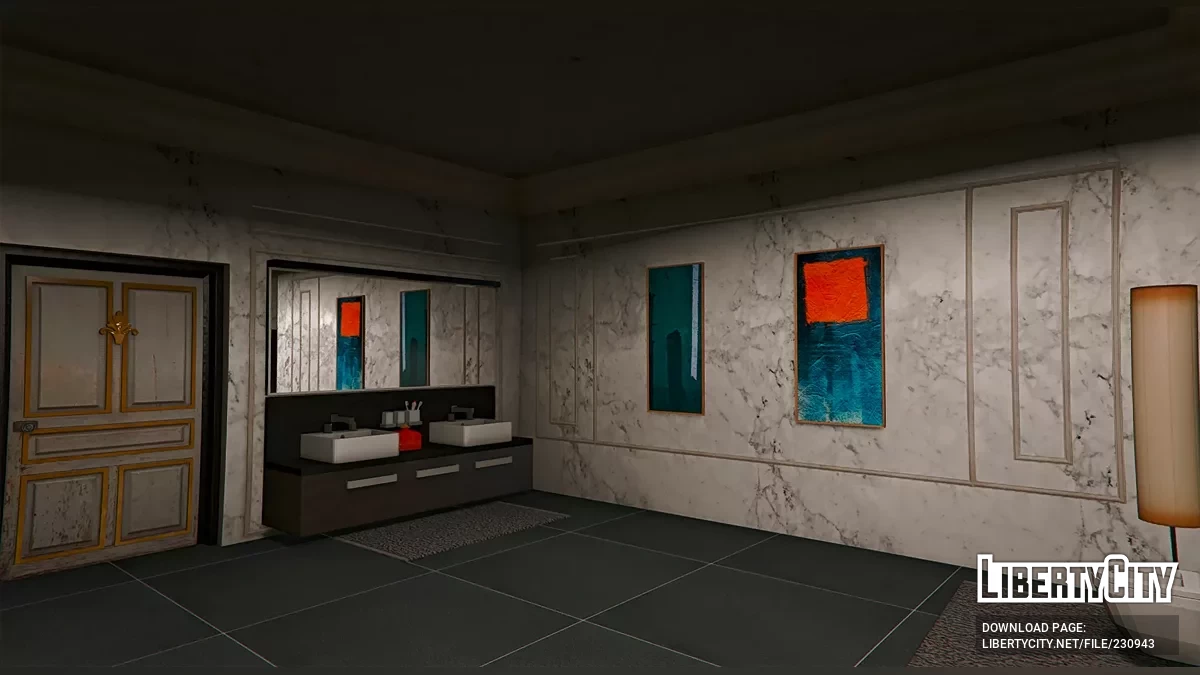 Открытый интерьер МАНСИОН 10 — Особняк Ричмэн / GTA 5