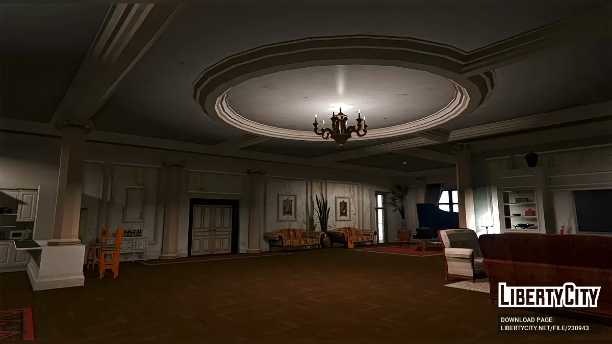 Открытый интерьер МАНСИОН 10 — Особняк Ричмэн / GTA 5