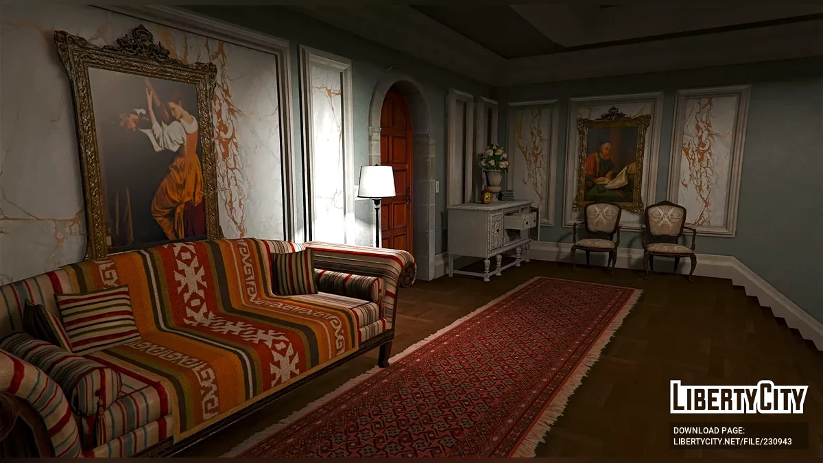 Открытый интерьер МАНСИОН 10 — Особняк Ричмэн / GTA 5