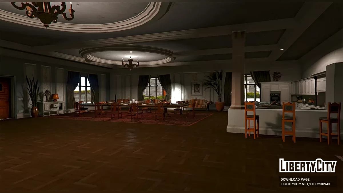 Открытый интерьер МАНСИОН 10 — Особняк Ричмэн / GTA 5