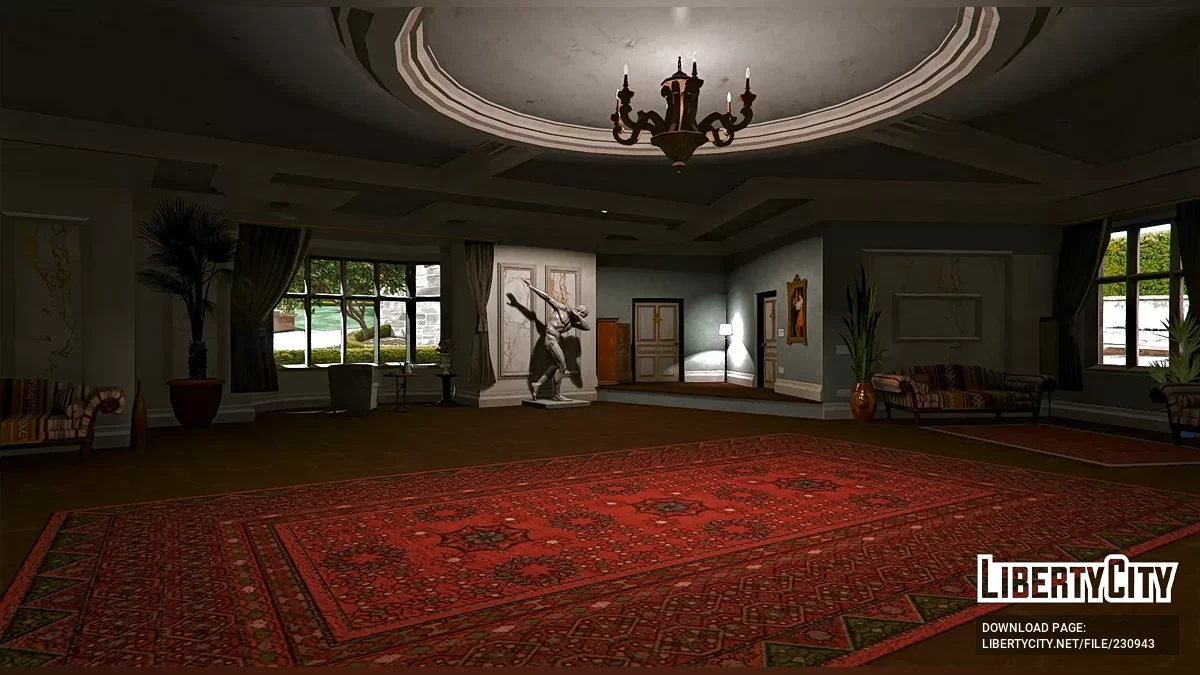 Открытый интерьер МАНСИОН 10 — Особняк Ричмэн / GTA 5
