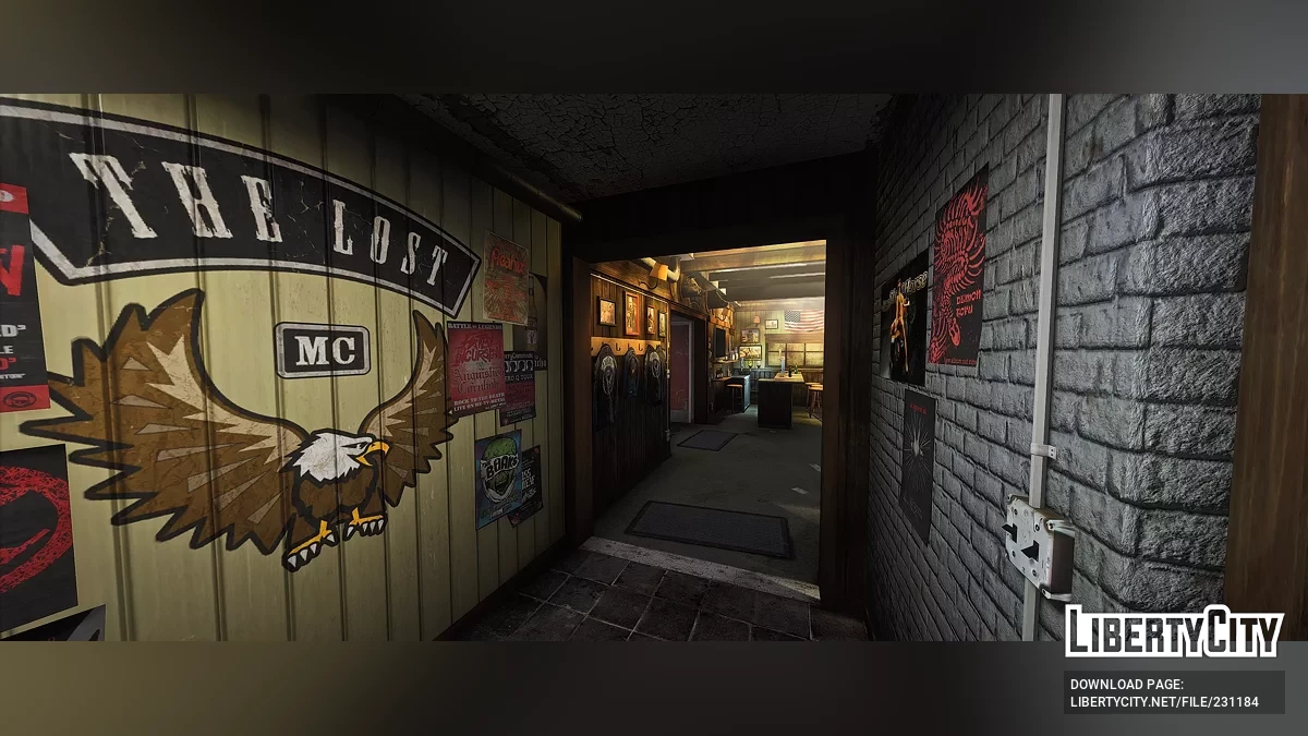 Рокер Касл Автомастерская Интерьер LS Customs / GTA 5