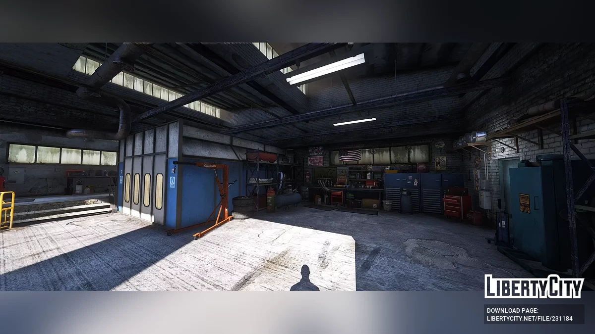 Рокер Касл Автомастерская Интерьер LS Customs / GTA 5