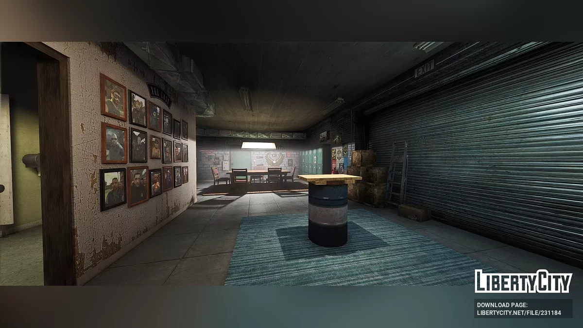 Рокер Касл Автомастерская Интерьер LS Customs / GTA 5