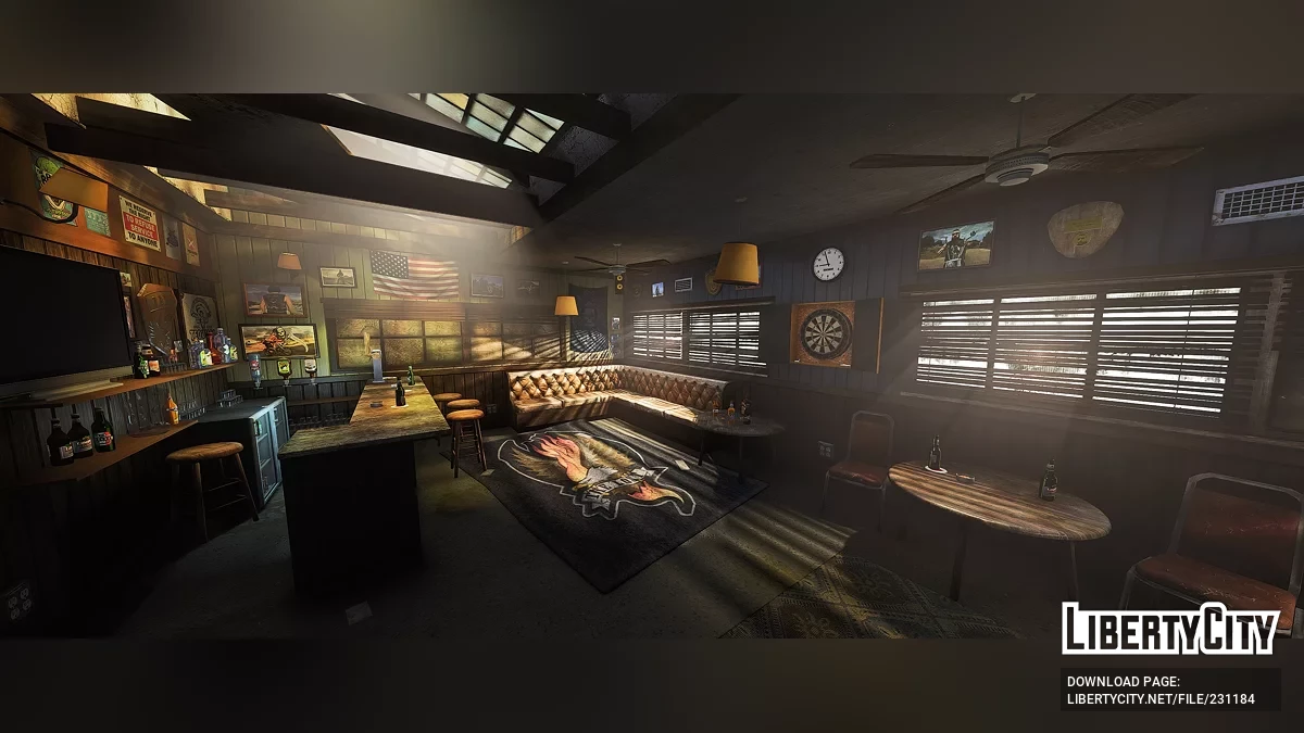 Рокер Касл Автомастерская Интерьер LS Customs / GTA 5