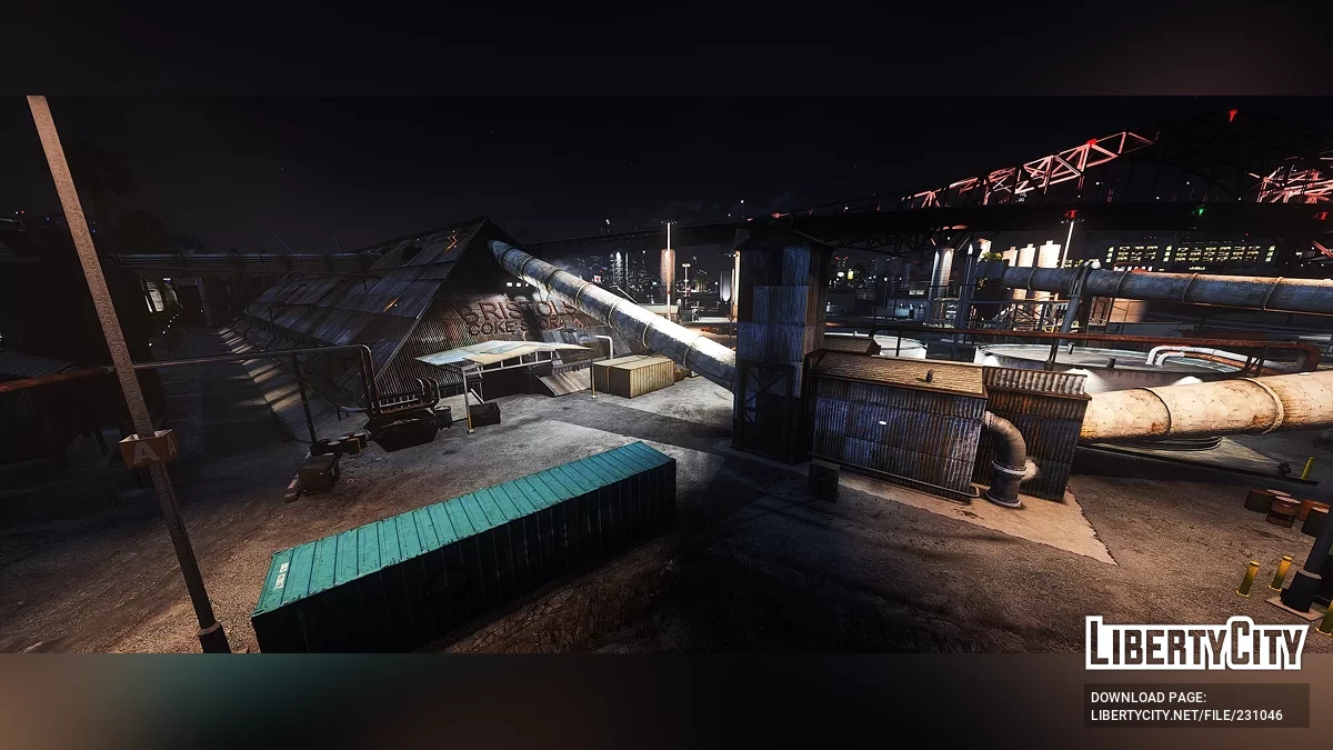 Секретная комната-база босса Бристоля на острове Элизиан / GTA 5