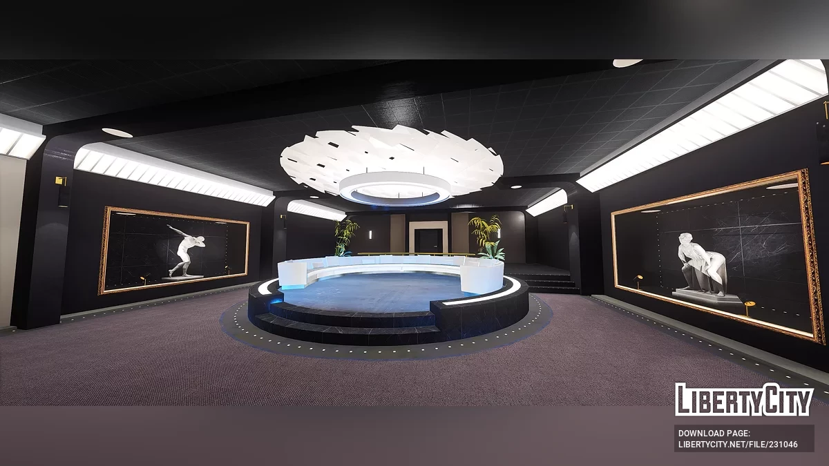 Секретная комната-база босса Бристоля на острове Элизиан / GTA 5