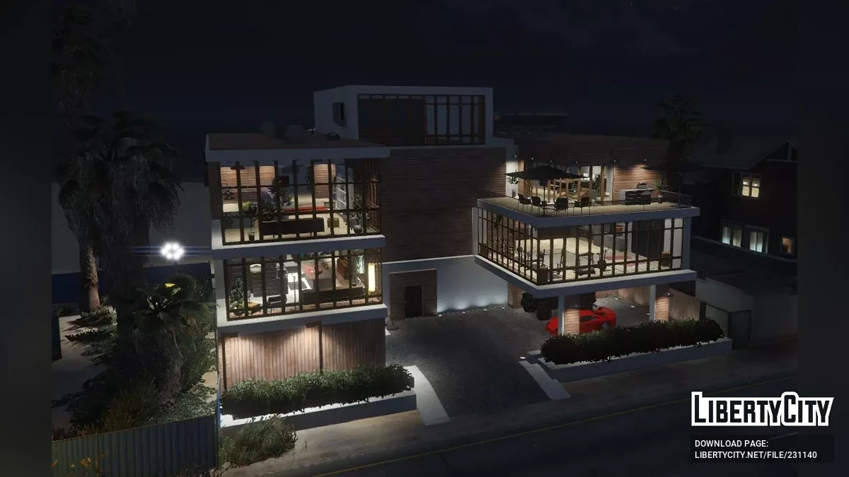 Современная пляжная вилла / GTA 5