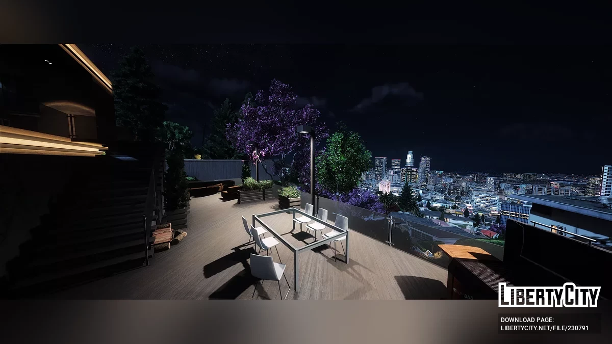 Современный деревянный дом / GTA 5