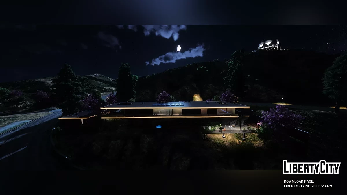 Современный деревянный дом / GTA 5