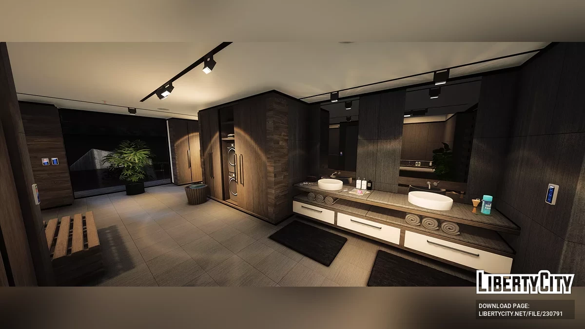 Современный деревянный дом / GTA 5