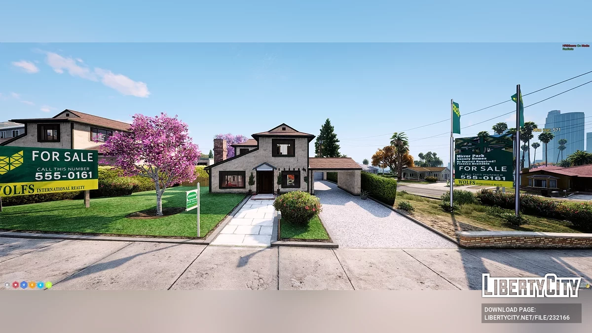 Геймерский Миррор-Парк: Пакет из 2-х этажей, 11 домов / GTA 5
