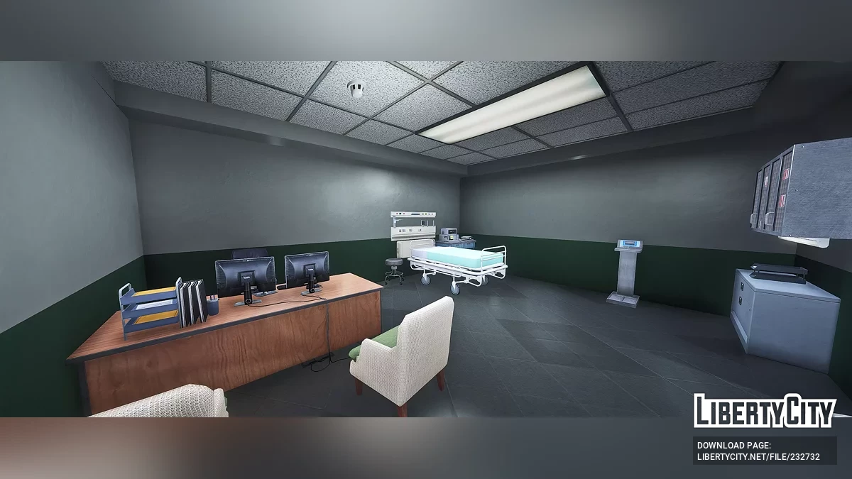 Интерьер медицинского центра Paleto Bay / GTA 5