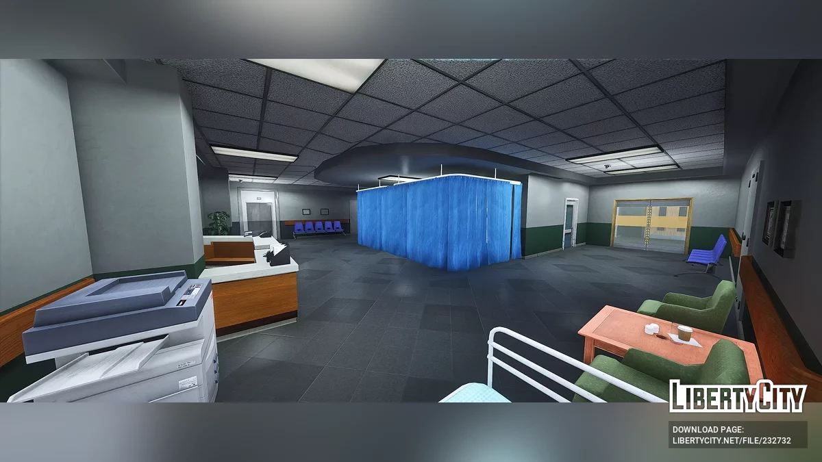 Интерьер медицинского центра Paleto Bay / GTA 5