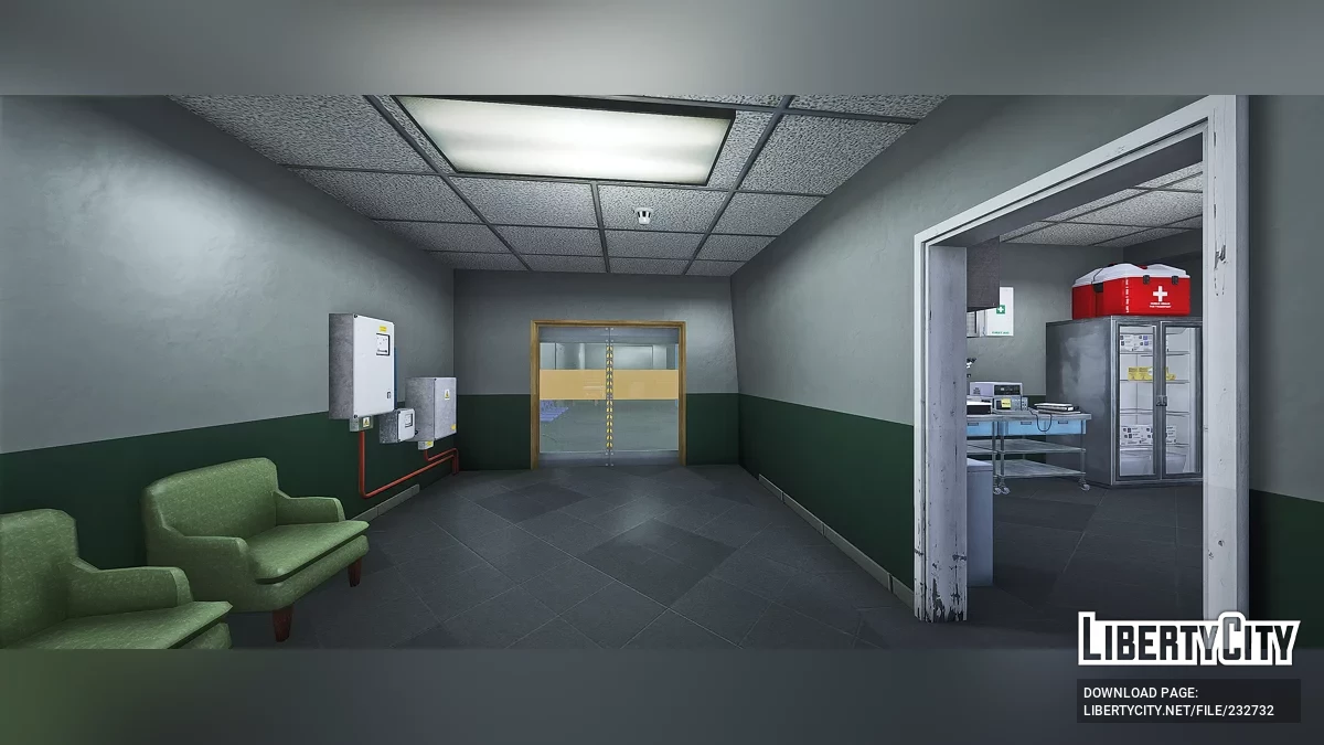 Интерьер медицинского центра Paleto Bay / GTA 5