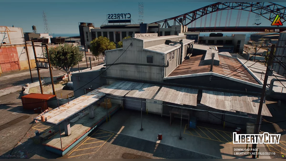 Интерьер парковки для автосходки / GTA 5