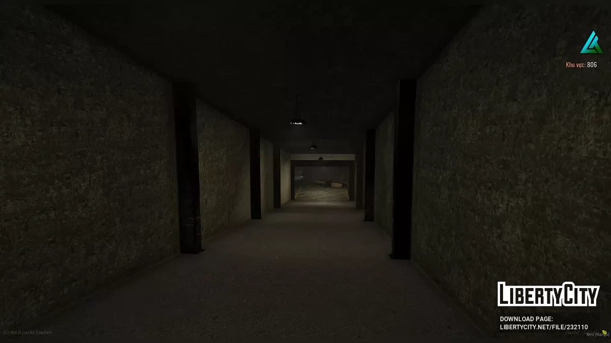 Интерьер парковки для автосходки / GTA 5