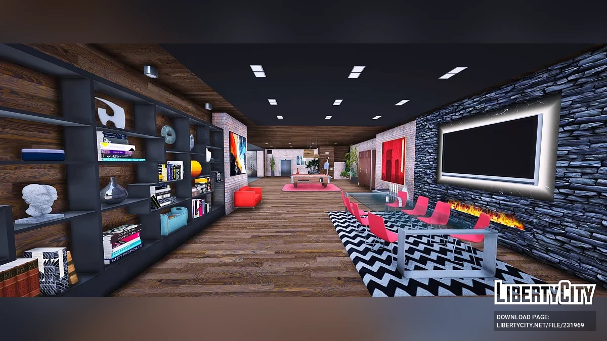 Квартира с атмосферой Нью-Йорка / GTA 5