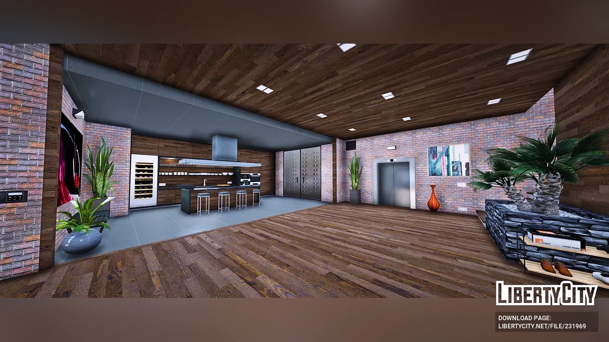 Квартира с атмосферой Нью-Йорка / GTA 5