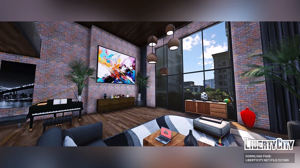 Квартира с атмосферой Нью-Йорка / GTA 5