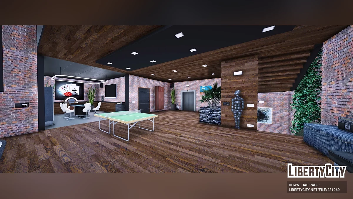 Квартира с атмосферой Нью-Йорка / GTA 5