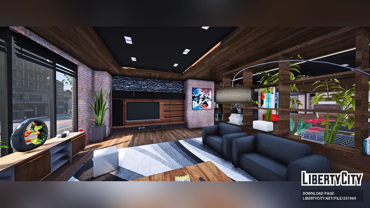 Квартира с атмосферой Нью-Йорка / GTA 5