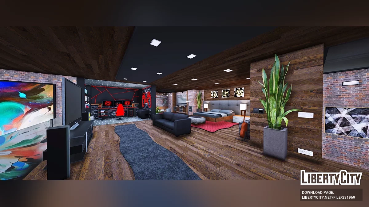 Квартира с атмосферой Нью-Йорка / GTA 5