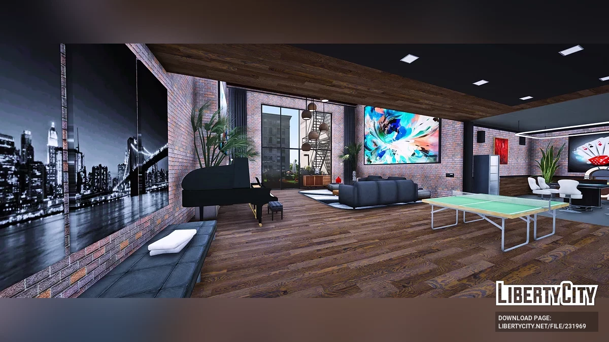 Квартира с атмосферой Нью-Йорка / GTA 5
