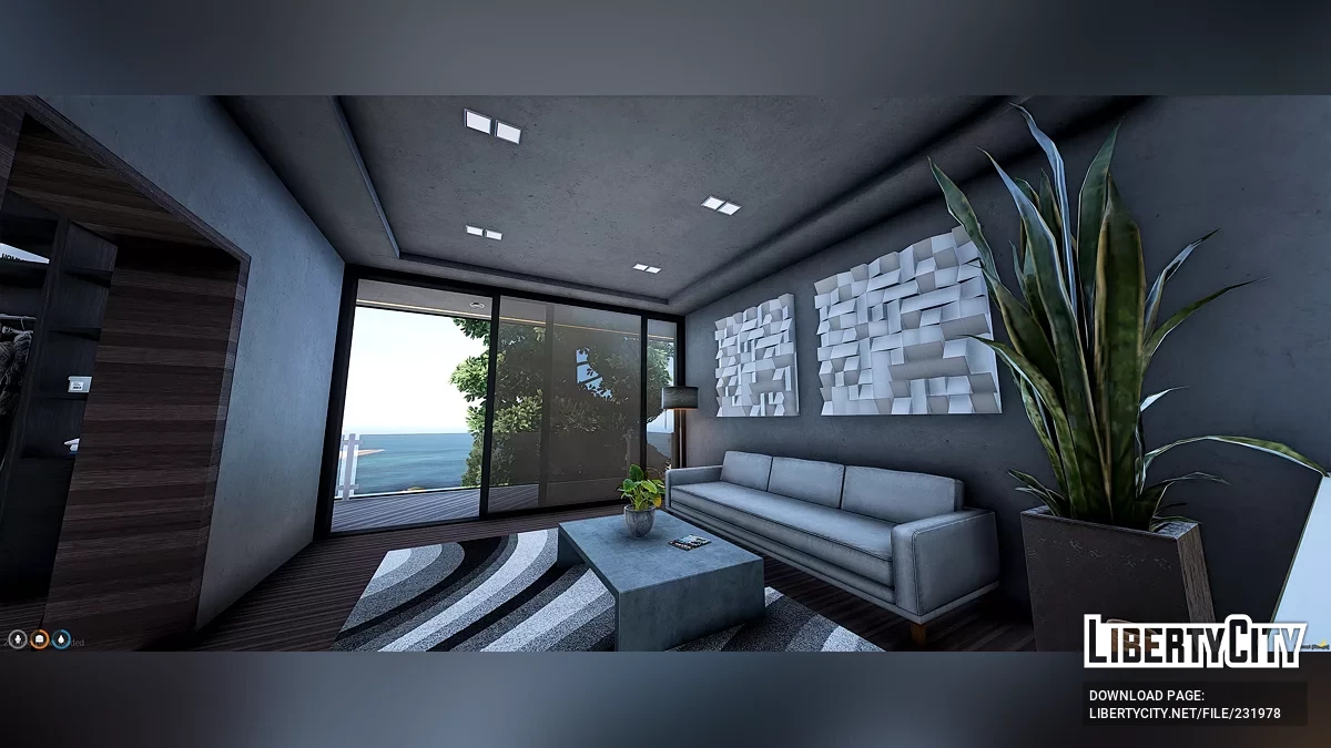 Небольшая дизайнерская вилла 02 / GTA 5