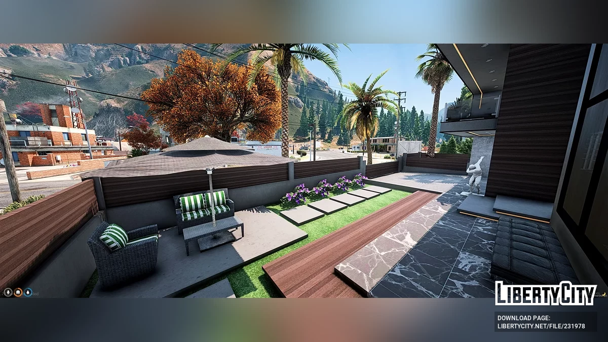 Небольшая дизайнерская вилла 02 / GTA 5