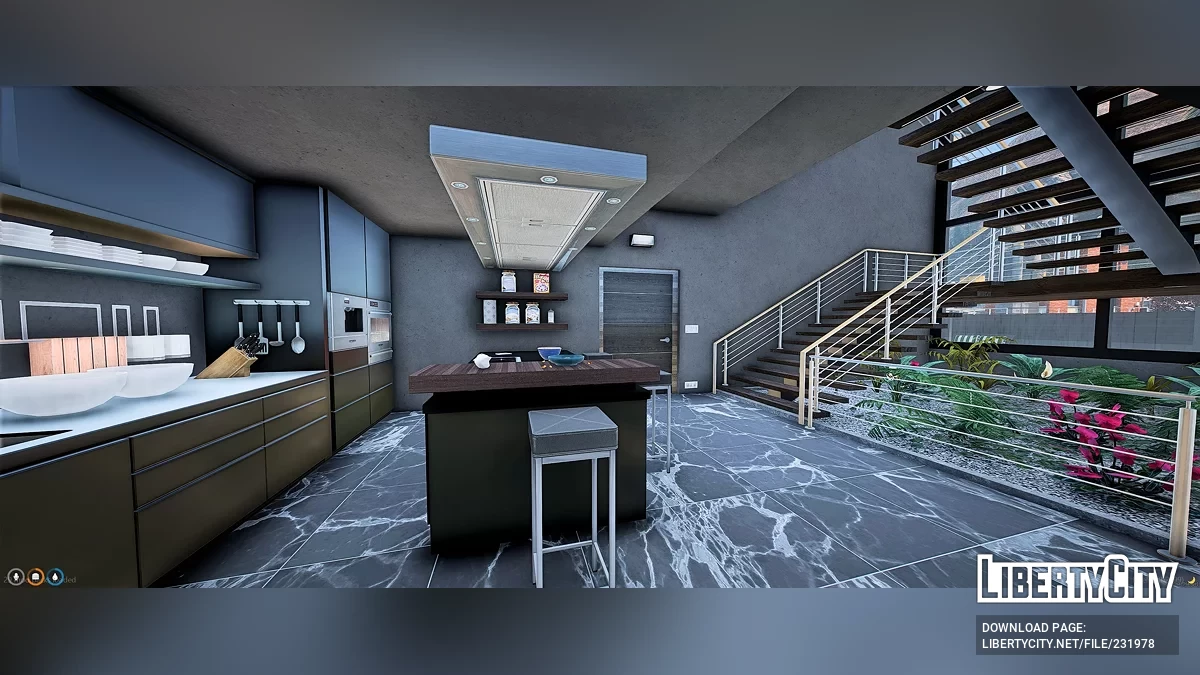 Небольшая дизайнерская вилла 02 / GTA 5