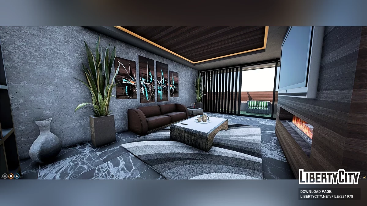 Небольшая дизайнерская вилла 02 / GTA 5