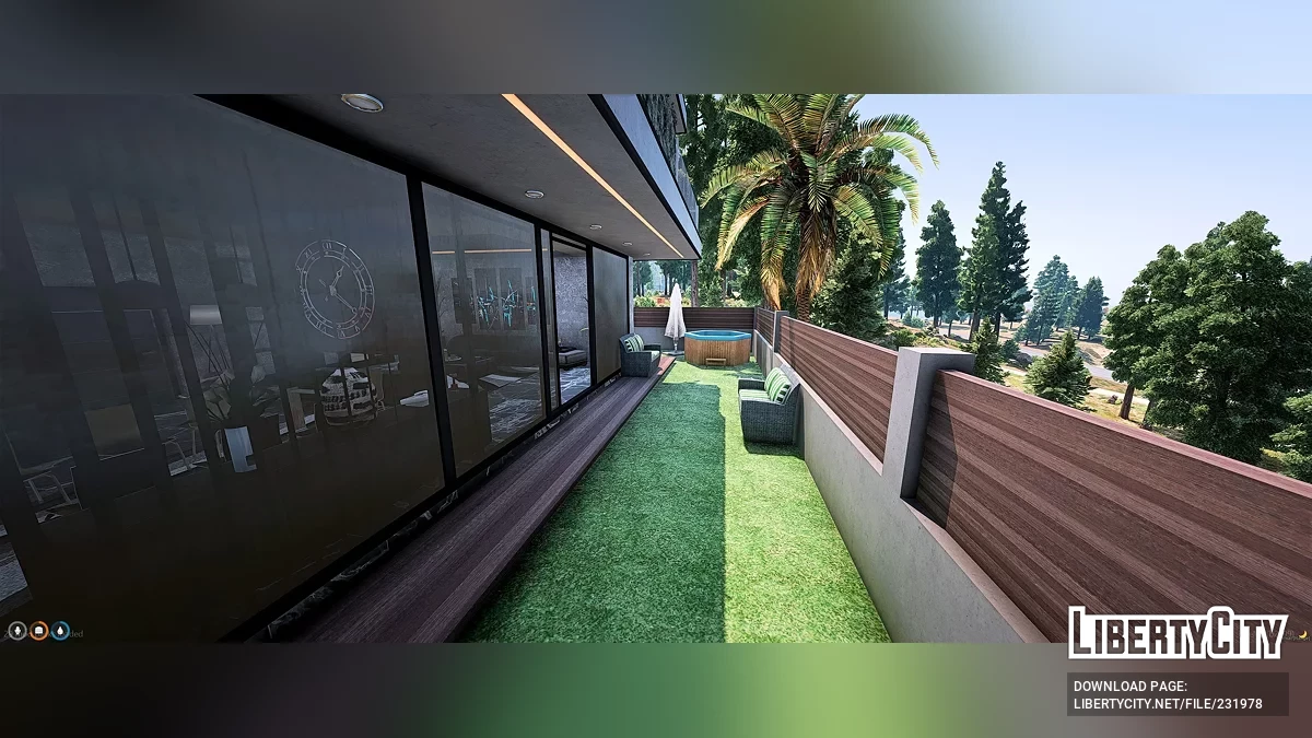 Небольшая дизайнерская вилла 02 / GTA 5
