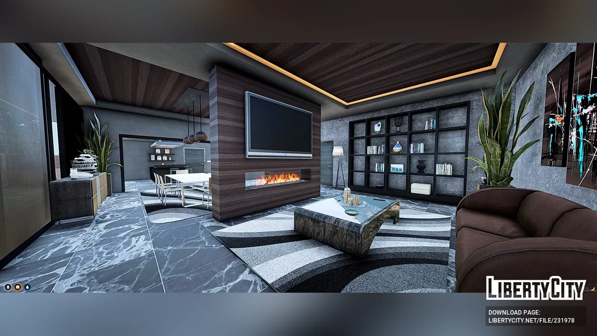 Небольшая дизайнерская вилла 02 / GTA 5