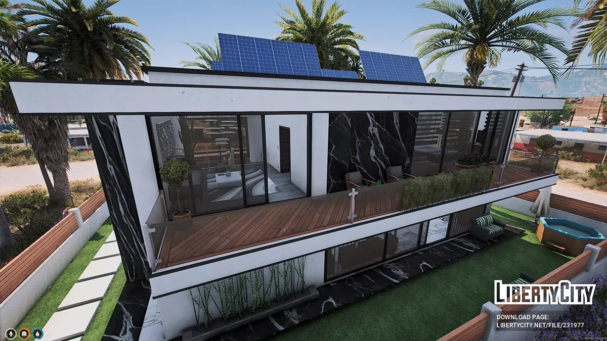 Небольшая дизайнерская вилла / GTA 5