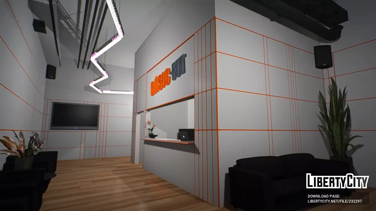 Открытый интерьер — Тренажёрный зал Pump & Run GYM V2 / GTA 5