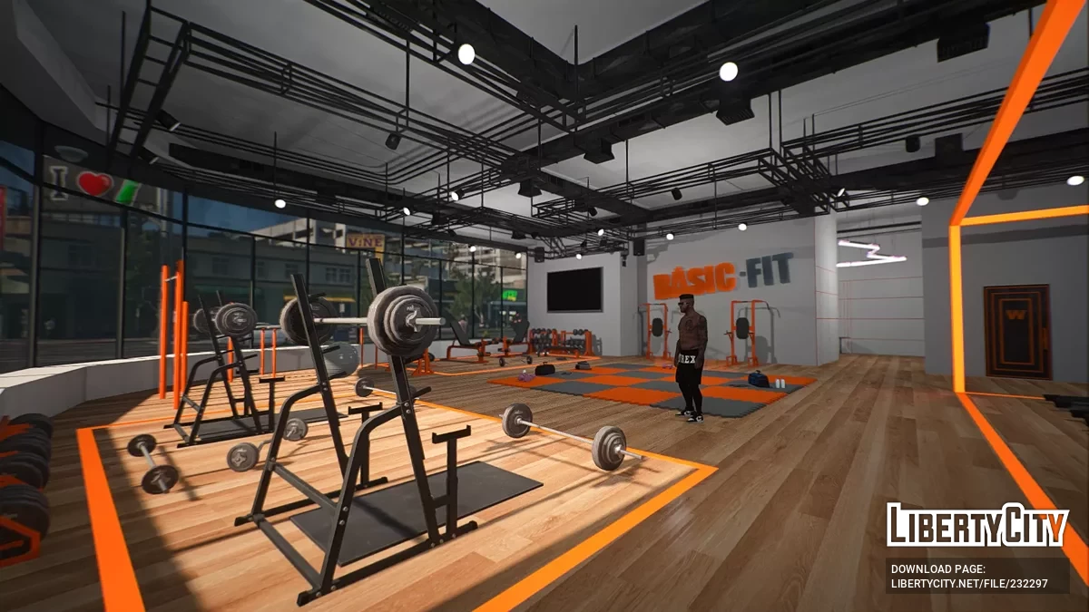 Открытый интерьер — Тренажёрный зал Pump & Run GYM V2 / GTA 5