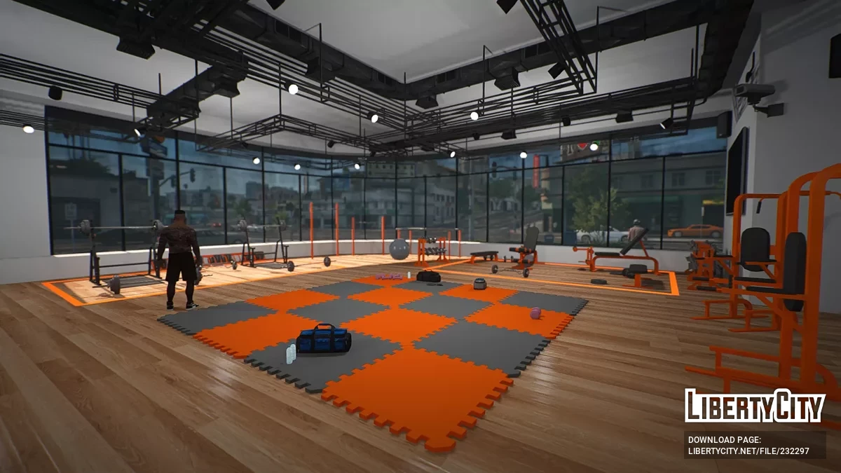 Открытый интерьер — Тренажёрный зал Pump & Run GYM V2 / GTA 5