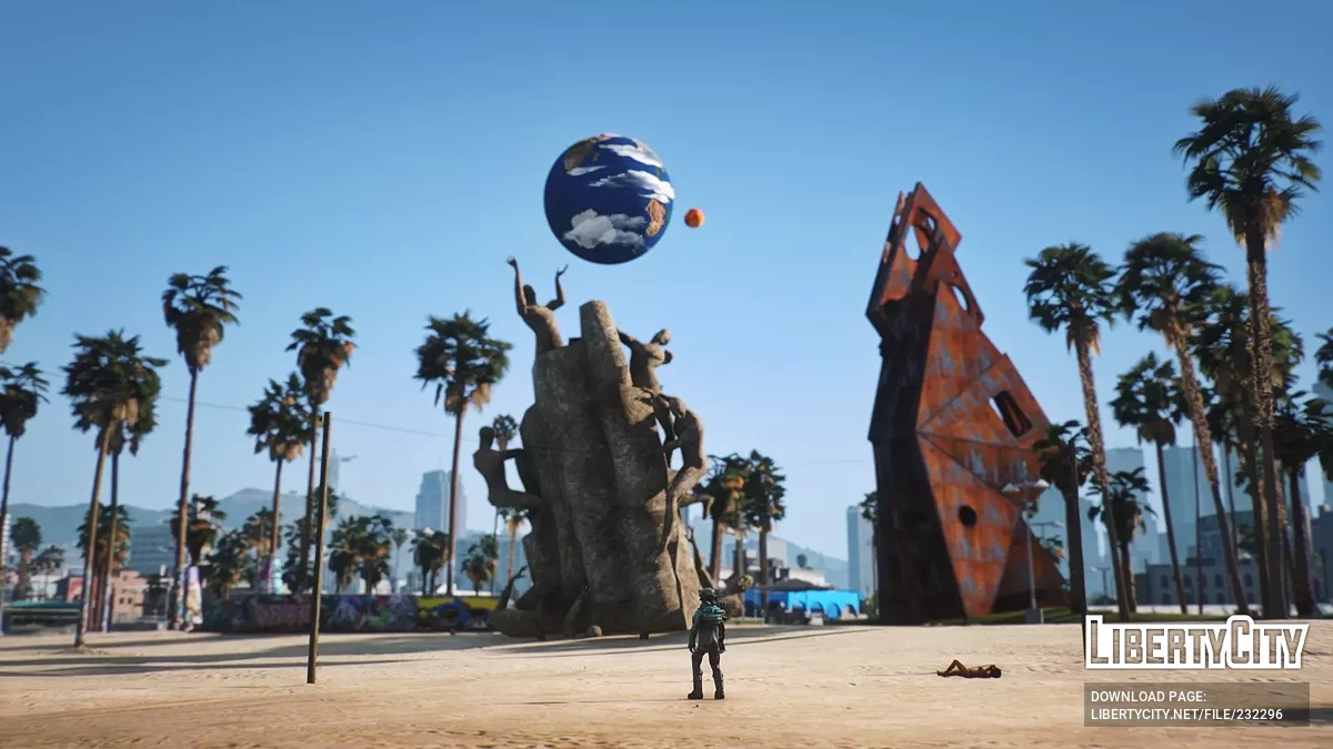 Пляжный художественный челлендж по скалолазанию / GTA 5