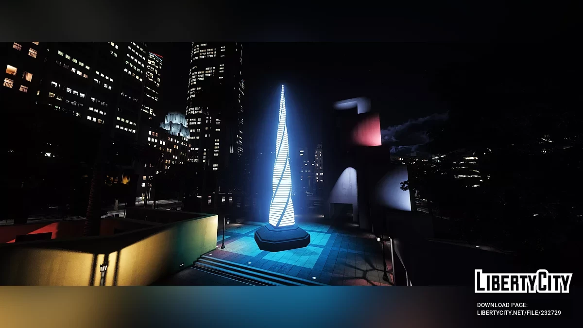 Рождественский монолит на площади Легиона / GTA 5
