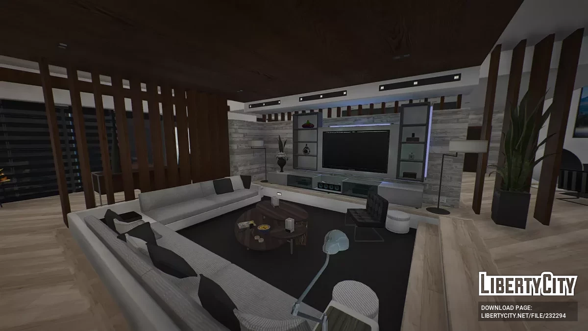 Улучшенный дизайнерский пентхаус с индивидуальным подходом и гаражом / GTA 5