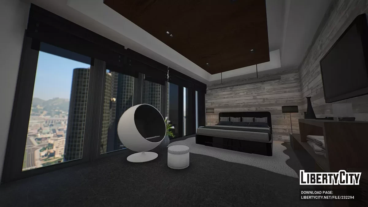 Улучшенный дизайнерский пентхаус с индивидуальным подходом и гаражом / GTA 5