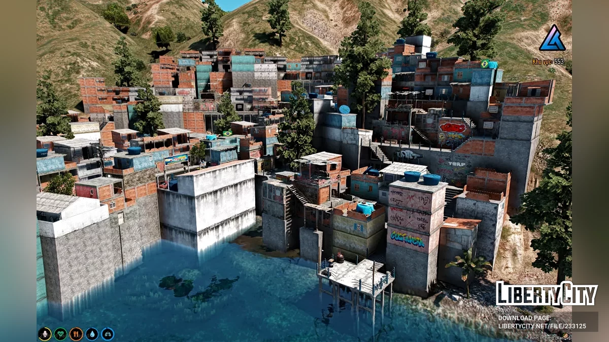 Бразильские фавелы / GTA 5