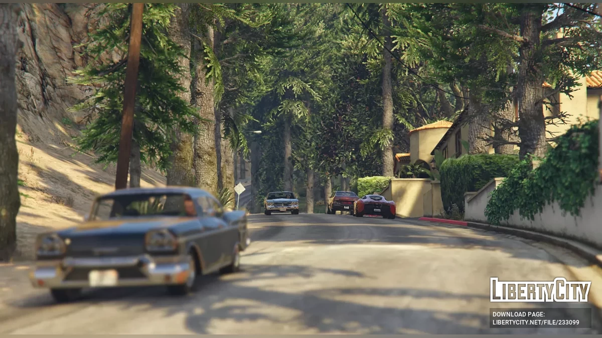 Деревья у дома Франклина / GTA 5