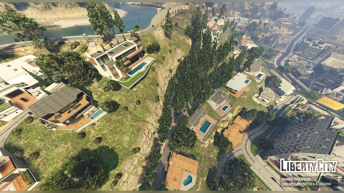 Деревья у дома Франклина / GTA 5