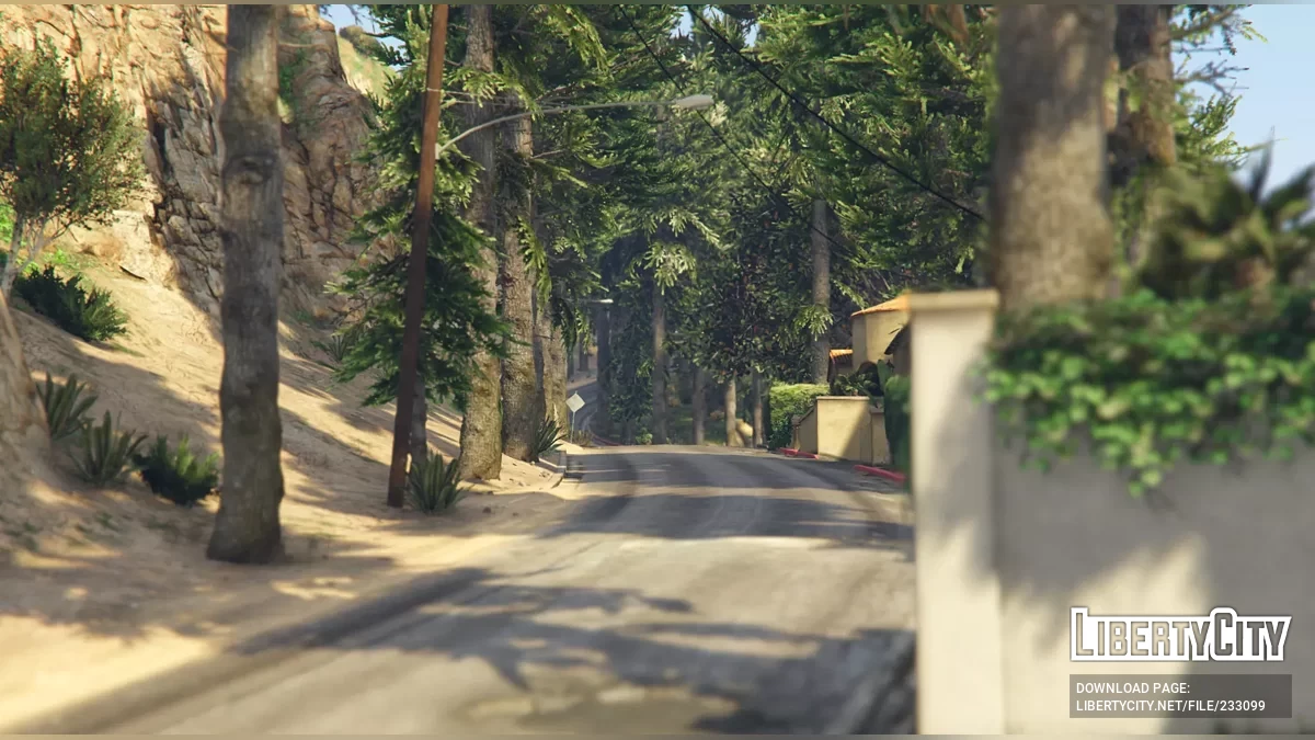 Деревья у дома Франклина / GTA 5