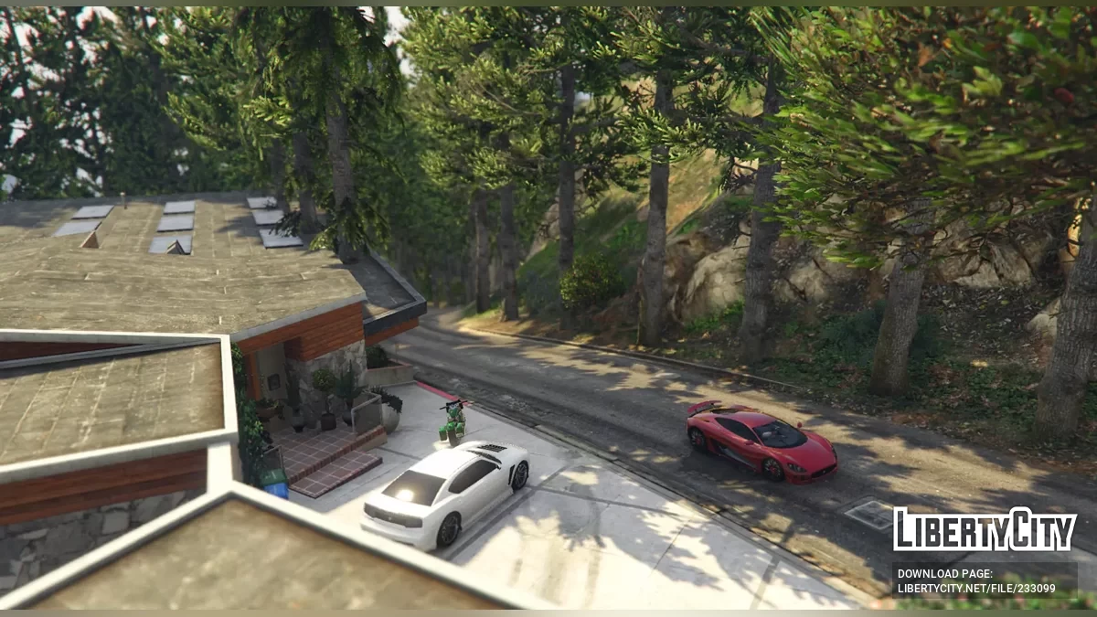 Деревья у дома Франклина / GTA 5