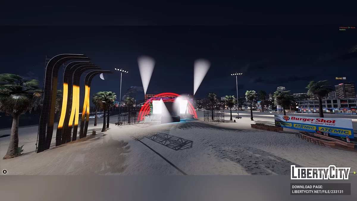 Летний фестиваль на пляже / GTA 5