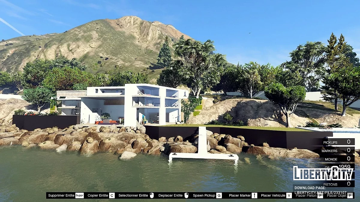 Стильный дом на берегу океана / GTA 5