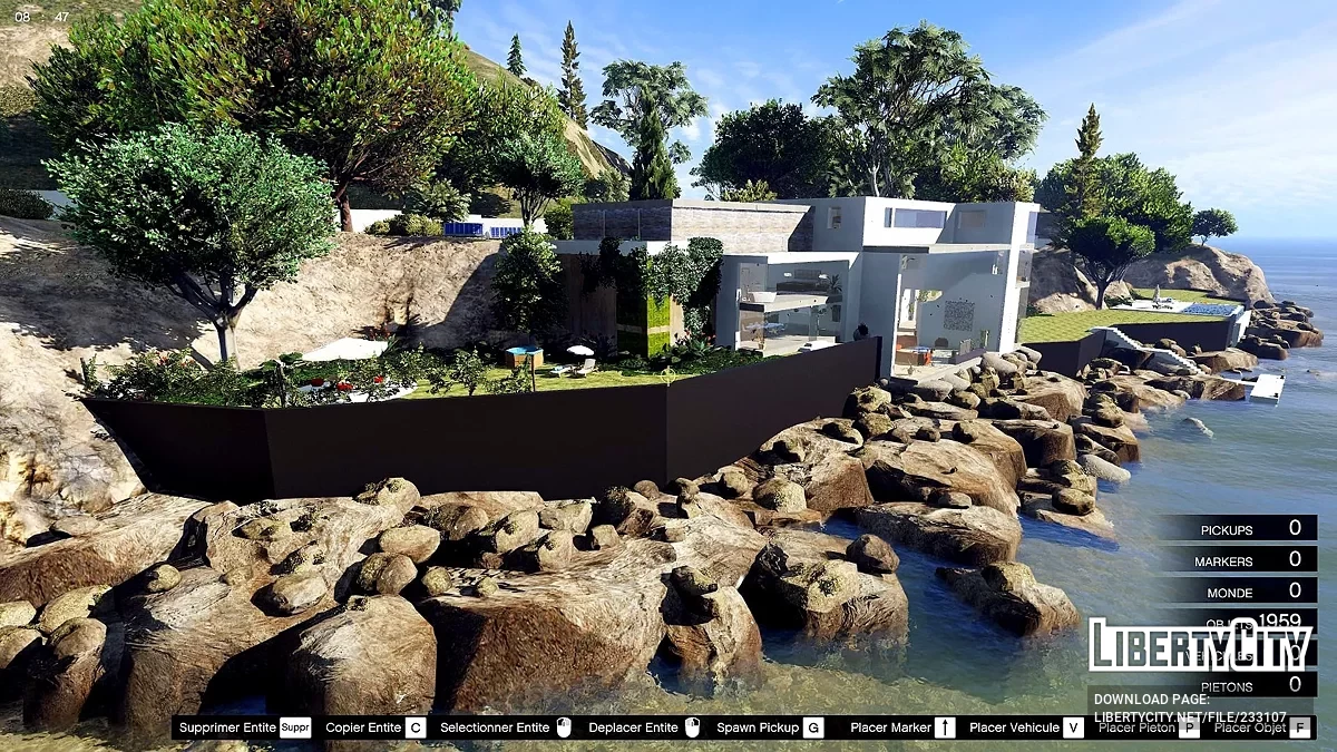 Стильный дом на берегу океана / GTA 5